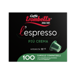 Caffè Trombetta L’Espresso Più Crema - Confezione da 100 Capsule
