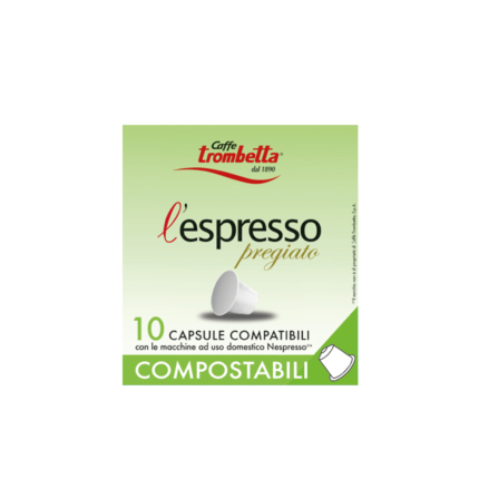 Caffè Trombetta L'Espresso Arabica, 10 Nespresso Capsules – Mantova Fine  Italian Food