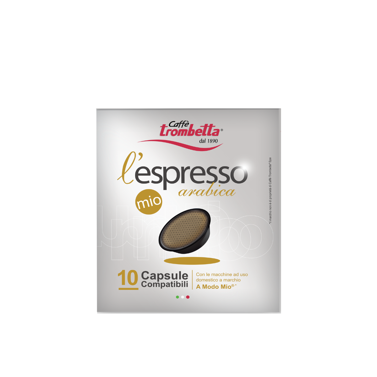Caffè L'espresso Mio Arabica – 8 confezioni da 10 Capsule Compatibili  Lavazza® A Modo Mio® - Caffè Trombetta